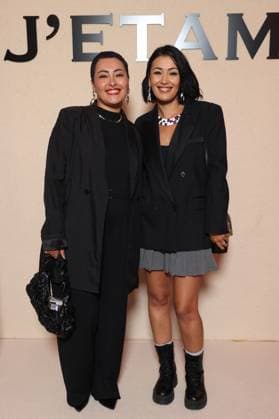 PFW - ETAM Photocall Hedia Charni and Karima Charni attends the ETAM Womenswear Spring Summer 2026 show as part of Paris Fashion Week in Paris, France on September 25, 2025. Photo by Jerome Domine ABACAPRESS.COM France  Copyright: xDominexJerome ABACAx