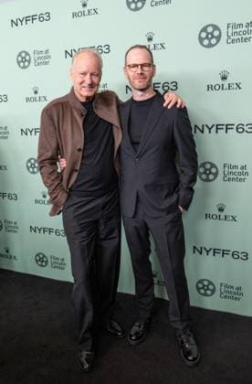 September 30, 2025, Bronx, New York, USA: Stellan Skarsgard and Joachim Trier attend screening of Sentimental Value during 63rd annual New York Film Festival at Alice Tully Hall in New York, NY on September 30, 2025. Bronx USA - ZUMAr339 20250930_znp_r339_059 Copyright: xLevxRadinx
