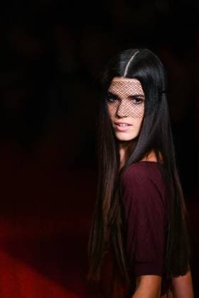 PFW Etam Runway A model walks the runway during the Etam Womenswear Spring Summer 2026 show as part of Paris Fashion Week in Paris, France on September 30, 2025. Photo by Aurore Marechal ABACAPRESS.COM Paris France  Copyright: xMarechalxAurore ABACAx