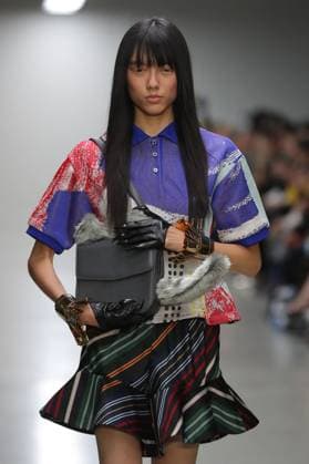 PFW - Anrealage Runway A model walks the runway during the Anrealage Womenswear Spring Summer 2026 show at Palais de Tokyo as part of Paris Fashion Week on September 30, 2025 in Paris, France. Photo by Alain-gil Gonzalze ABACAPRESS.COM Paris France  Copyright: xGonzalezxAlain-Gil ABACAx