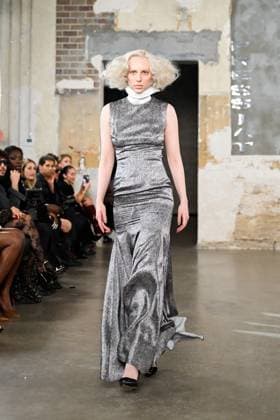 PFW - Pressiat Runway A model walks the runway during the Pressiat Womenswear Spring Summer 2026 show as part of Paris Fashion Week on September 30, 2025 in Paris, France. Photo by Jana Call me J ABACAPRESS.COM Paris Ile de France France  Copyright: xJanaxCallxmexJ ABACAx