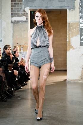 PFW - Pressiat Runway A model walks the runway during the Pressiat Womenswear Spring Summer 2026 show as part of Paris Fashion Week on September 30, 2025 in Paris, France. Photo by Jana Call me J ABACAPRESS.COM Paris Ile de France France  Copyright: xJanaxCallxmexJ ABACAx
