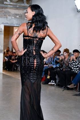 PFW - Pressiat Runway A model walks the runway during the Pressiat Womenswear Spring Summer 2026 show as part of Paris Fashion Week on September 30, 2025 in Paris, France. Photo by Jana Call me J ABACAPRESS.COM Paris Ile de France France  Copyright: xJanaxCallxmexJ ABACAx