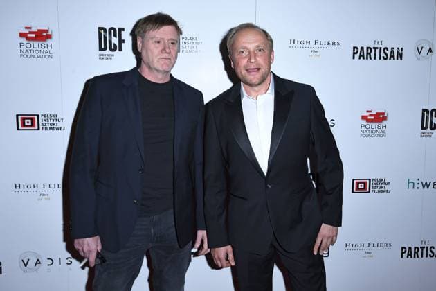 The Partisan premiere, London LONDON, ENGLAND - SEPTEMBER 30: Steven Waddington and Piotr Adamczyk attending ˜The Partisan™ premiere at Vue, Leicester Square on September 30, 2025 in London, England. CAP MAR MAR Great Britain Copyright: xMartinxHarris CapitalxPicturesx