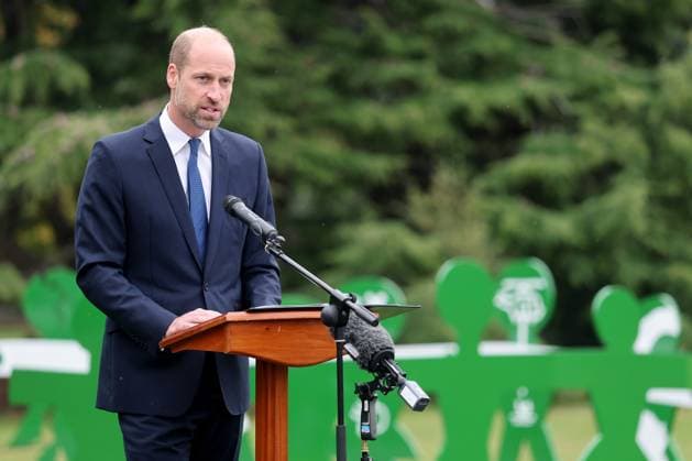 . 01 10 2025. London, United Kingdom. Prince William at the launch of the Global Humanitarian Memorial in London,  xPoolx xi-Imagesx IIM-26266-0007