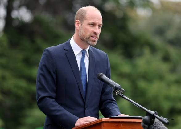 The Prince Of Wales Attends The Global Humanitarian Memorial Launch LONDON, ENGLAND - OCTOBER 01: Prince William, Prince of Wales speaks at the launch of the Global Humanitarian Memorial on October 01, 2025 in London, England. The memorial, which was created by Michael Landy and the Humanitarian Memorial Committee, celebrates humanitarians across the world and pays tribute to all those who have lost their lives whilst delivering humanitarian aid., Credit:Chris Jackson Avalon United Kingdom, England, London, Gunnersbury Park Museum  Copyright: xChrisxJacksonx xAvalonx 1042353141