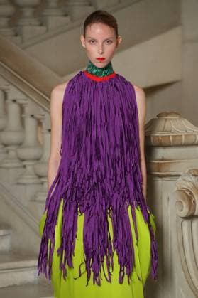 PFW - Maitrepierre Runway A model during the Maitrepierre Womenswear Spring Summer 2026 show at Palais de Tokyo as part of Paris Fashion Week on October 1, 2025 in Paris, France. Photo by Alain-gil Gonzalze ABACAPRESS.COM Paris France  Copyright: xGonzalezxAlain-Gil ABACAx
