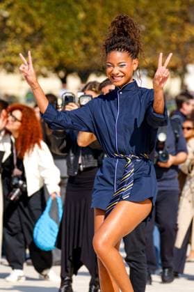 Willow Smith at the arrivals of the Christian Dior Womenswear Collection Prêt à Porter Printemps Eté 2026 show as part of Paris Fashion Week PFW , in the Jardin des Tuileries, in Paris, France, October 01, 2025 Bertrand Exertier Bestimage Arrivals Christian Dior Womenswear Spring Summer 2026 show as part of Paris Fashion Week on October 01, 2025 in Paris, France Paris France  Copyright: xBertrandxExertierx xBestimagexBertrandxExertierx xBestimagex