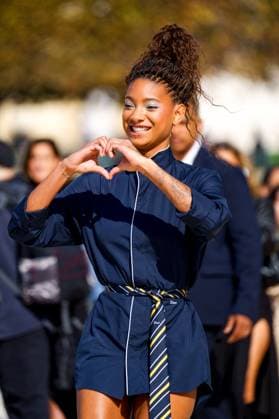 Willow Smith at the arrivals of the Christian Dior Womenswear Collection Prêt à Porter Printemps Eté 2026 show as part of Paris Fashion Week PFW , in the Jardin des Tuileries, in Paris, France, October 01, 2025 Bertrand Exertier Bestimage Arrivals Christian Dior Womenswear Spring Summer 2026 show as part of Paris Fashion Week on October 01, 2025 in Paris, France Paris France  Copyright: xBertrandxExertierx xBestimagexBertrandxExertierx xBestimagex