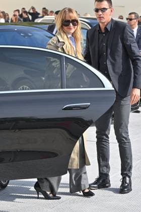 PFW Dior Outside Arrivals Jennifer Lawrence arriving at Dior Show during Paris Fashion Week in Paris, France on October 1, 2025. Photo by Julien Reynaud APS-Medias ABACAPRESS.COM Paris France  Copyright: xReynaudxJulien APS-Medias ABACAx