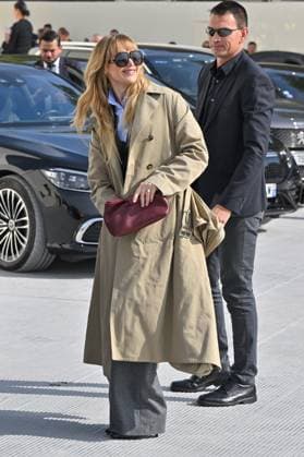PFW Dior Outside Arrivals Jennifer Lawrence arriving at Dior Show during Paris Fashion Week in Paris, France on October 1, 2025. Photo by Julien Reynaud APS-Medias ABACAPRESS.COM Paris France  Copyright: xReynaudxJulien APS-Medias ABACAx