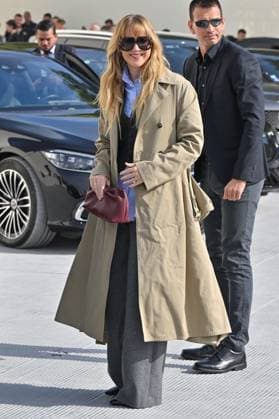 PFW Dior Outside Arrivals Jennifer Lawrence arriving at Dior Show during Paris Fashion Week in Paris, France on October 1, 2025. Photo by Julien Reynaud APS-Medias ABACAPRESS.COM Paris France  Copyright: xReynaudxJulien APS-Medias ABACAx