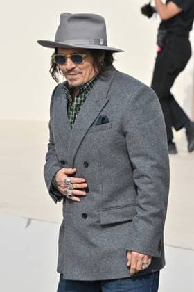 PFW Dior Outside Arrivals Johnny Depp arriving at Dior Show during Paris Fashion Week in Paris, France on October 1, 2025. Photo by Julien Reynaud APS-Medias ABACAPRESS.COM Paris France  Copyright: xReynaudxJulien APS-Medias ABACAx