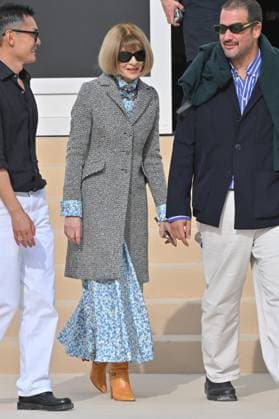 PFW Dior Outside Arrivals Anna Wintour arriving at Dior Show during Paris Fashion Week in Paris, France on October 1, 2025. Photo by Julien Reynaud APS-Medias ABACAPRESS.COM Paris France  Copyright: xReynaudxJulien APS-Medias ABACAx