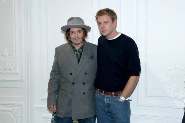 Johnny Depp and J W Anderson at the Greeting of the Christian Dior Womenswear Collection Prêt à Porter Spring Summer 2026 show as part of Paris Fashion Week PFW , in the Jardin des Tuileries, in Paris, France, October 1st, 2025 Bertrand Rindoff Bestimage Greeting Christian Dior Womenswear Spring Summer 2026 show as part of Paris Fashion Week on October 1st, 2025 in Paris, France Paris France  Copyright: xBERTRANDxRINDOFFxPETROFFx xBESTIMAGExBERTRANDxRINDOFFxPETROFFx xBESTIMAGEx