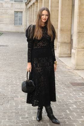 PFW - Gabriela Hearst Photocall Guest attends the Gabriela Hearst Womenswear Spring Summer 2026 show as part of Paris Fashion Week in Paris, France on October 01, 2025. Photo by Jerome Domine ABACAPRESS.COM France  Copyright: xDominexJerome ABACAx