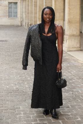 PFW - Gabriela Hearst Photocall Danai Gurira attends the Gabriela Hearst Womenswear Spring Summer 2026 show as part of Paris Fashion Week in Paris, France on October 01, 2025. Photo by Jerome Domine ABACAPRESS.COM France  Copyright: xDominexJerome ABACAx