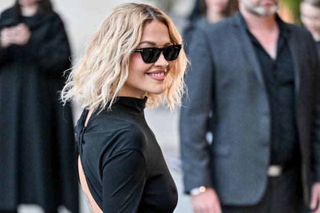 PFW Tom Ford Outside Arrivals Rita Ora arriving at Tom Ford Show during Paris Fashion Week in Paris, France on October 1, 2025. Photo by Julien Reynaud APS-Medias ABACAPRESS.COM Paris France  Copyright: xReynaudxJulien APS-Medias ABACAx