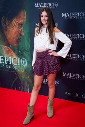 Maleficio premiere, Madrid, Spain - 01 Oct 2025 Nora Soler attends to Maleficio premiere at Cines Verdi on 01 October, 2025 in Madrid, Spain. (Credit: Miguel Escavias Alfa Images) Madrid Cines Verdi Madrid Spain Copyright: x x2025xMiguelxEscavias AlfaxImagesx