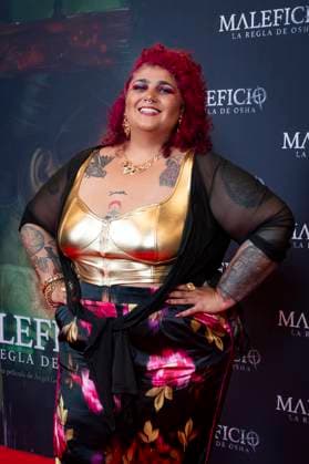 Maleficio premiere, Madrid, Spain - 01 Oct 2025 Audry Funk attends to Maleficio premiere at Cines Verdi on 01 October, 2025 in Madrid, Spain. (Credit: Miguel Escavias Alfa Images) Madrid Cines Verdi Madrid Spain Copyright: x x2025xMiguelxEscavias AlfaxImagesx