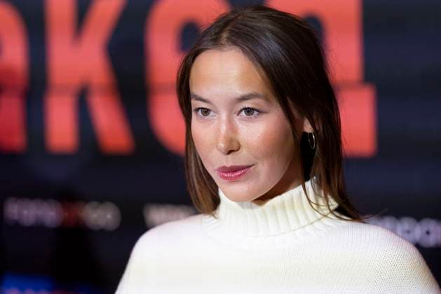 Actress Malaya Stern TAKEDA mi , Portraet, Portrait, friendly, at the premiere of the ARD WDR TV series ,naked, at the Filmpalast Koeln, on 01 10 2025