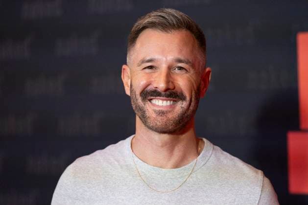 Actor Jochen SCHROPP mi , portrait, portrait, friendly, laughing, at the premiere of the ARD WDR TV series ,naked, at the Filmpalast Koeln, on 01 10 2025