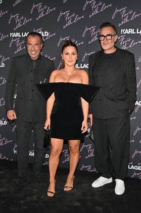 PFW Karl Lagerfeld From Paris With Love Party Guests attending the Karl Lagerfeld From Paris With Love party during Paris Fashion Week in Paris, France on October 1, 2025. Photo by Julien Reynaud APS-Medias ABACAPRESS.COM Paris France  Copyright: xReynaudxJulien APS-Medias ABACAx