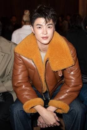 PFW Acne Studios Front Row Meen Nichakoon attending the Acne Studios Womenswear Spring Summer 2026 show as part of Paris Fashion Week in Paris, France on October 01, 2025. Photo by Aurore Marechal ABACAPRESS.COM Paris France  Copyright: xMarechalxAurore ABACAx