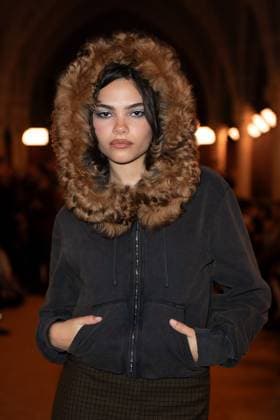 PFW Acne Studios Front Row Ariana Greenblatt attending the Acne Studios Womenswear Spring Summer 2026 show as part of Paris Fashion Week in Paris, France on October 01, 2025. Photo by Aurore Marechal ABACAPRESS.COM Paris France  Copyright: xMarechalxAurore ABACAx