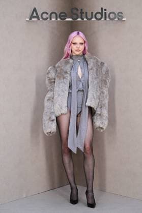 PFW Acne Studios Photocall Adela attending the Acne Studios Womenswear Spring Summer 2026 show as part of Paris Fashion Week in Paris, France on October 01, 2025. Photo by Aurore Marechal ABACAPRESS.COM Paris France  Copyright: xMarechalxAurore ABACAx