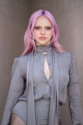 PFW Acne Studios Photocall Adela attending the Acne Studios Womenswear Spring Summer 2026 show as part of Paris Fashion Week in Paris, France on October 01, 2025. Photo by Aurore Marechal ABACAPRESS.COM Paris France  Copyright: xMarechalxAurore ABACAx