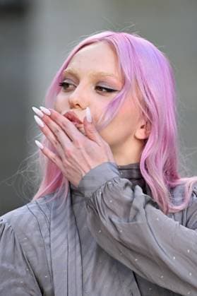 PFW Acne Studios Photocall Adela attending the Acne Studios Womenswear Spring Summer 2026 show as part of Paris Fashion Week in Paris, France on October 01, 2025. Photo by Aurore Marechal ABACAPRESS.COM Paris France  Copyright: xMarechalxAurore ABACAx