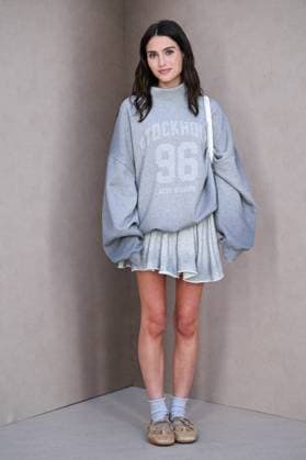 PFW Acne Studios Photocall Madeline Argy attending the Acne Studios Womenswear Spring Summer 2026 show as part of Paris Fashion Week in Paris, France on October 01, 2025. Photo by Aurore Marechal ABACAPRESS.COM Paris France  Copyright: xMarechalxAurore ABACAx