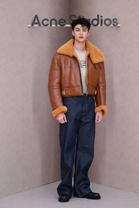 PFW Acne Studios Photocall Meen Nichakoon attending the Acne Studios Womenswear Spring Summer 2026 show as part of Paris Fashion Week in Paris, France on October 01, 2025. Photo by Aurore Marechal ABACAPRESS.COM Paris France  Copyright: xMarechalxAurore ABACAx