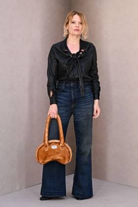 PFW Acne Studios Photocall Melanie Thierry attending the Acne Studios Womenswear Spring Summer 2026 show as part of Paris Fashion Week in Paris, France on October 01, 2025. Photo by Aurore Marechal ABACAPRESS.COM Paris France  Copyright: xMarechalxAurore ABACAx