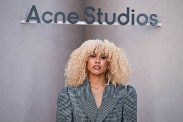 PFW Acne Studios Photocall Foushee attending the Acne Studios Womenswear Spring Summer 2026 show as part of Paris Fashion Week in Paris, France on October 01, 2025. Photo by Aurore Marechal ABACAPRESS.COM Paris France  Copyright: xMarechalxAurore ABACAx