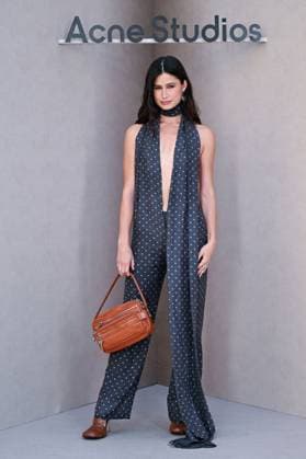 PFW Acne Studios Photocall Delaney Rowe attending the Acne Studios Womenswear Spring Summer 2026 show as part of Paris Fashion Week in Paris, France on October 01, 2025. Photo by Aurore Marechal ABACAPRESS.COM Paris France  Copyright: xMarechalxAurore ABACAx