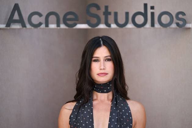 PFW Acne Studios Photocall Delaney Rowe attending the Acne Studios Womenswear Spring Summer 2026 show as part of Paris Fashion Week in Paris, France on October 01, 2025. Photo by Aurore Marechal ABACAPRESS.COM Paris France  Copyright: xMarechalxAurore ABACAx