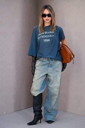 PFW Acne Studios Photocall Isabelle Allain attending the Acne Studios Womenswear Spring Summer 2026 show as part of Paris Fashion Week in Paris, France on October 01, 2025. Photo by Aurore Marechal ABACAPRESS.COM Paris France  Copyright: xMarechalxAurore ABACAx