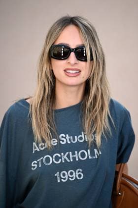 PFW Acne Studios Photocall Isabelle Allain attending the Acne Studios Womenswear Spring Summer 2026 show as part of Paris Fashion Week in Paris, France on October 01, 2025. Photo by Aurore Marechal ABACAPRESS.COM Paris France  Copyright: xMarechalxAurore ABACAx