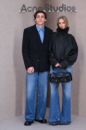 PFW Acne Studios Photocall Armand Duplantis and Desire Iglander attending the Acne Studios Womenswear Spring Summer 2026 show as part of Paris Fashion Week in Paris, France on October 01, 2025. Photo by Aurore Marechal ABACAPRESS.COM Paris France  Copyright: xMarechalxAurore ABACAx