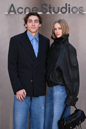 PFW Acne Studios Photocall Armand Duplantis and Desire Iglander attending the Acne Studios Womenswear Spring Summer 2026 show as part of Paris Fashion Week in Paris, France on October 01, 2025. Photo by Aurore Marechal ABACAPRESS.COM Paris France  Copyright: xMarechalxAurore ABACAx