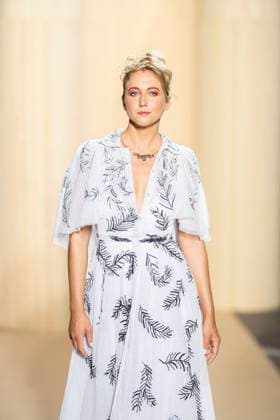 PFW - Christophe Guillarme Runway A model presents a creation by Christophe Guillarme for the Women Ready-to-wear Spring-Summer 2026 collection as part of the Paris Fashion Week, in Paris on September 30, 2025.Photo by Eliot Blondet ABACAPRESS.COM Paris France France  Copyright: xBlondetxEliot ABACAx
