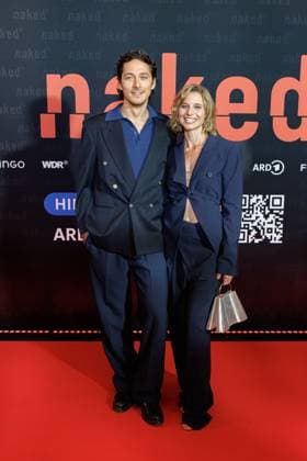 01 10 2025 Cologne Premiere of the ARD WDR series naked at Filmpalast Cologne The six-part love noir psychodrama between love, addiction and destruction by ARD WDR is the first German series to deal with sex addiction and co-dependency and its effe