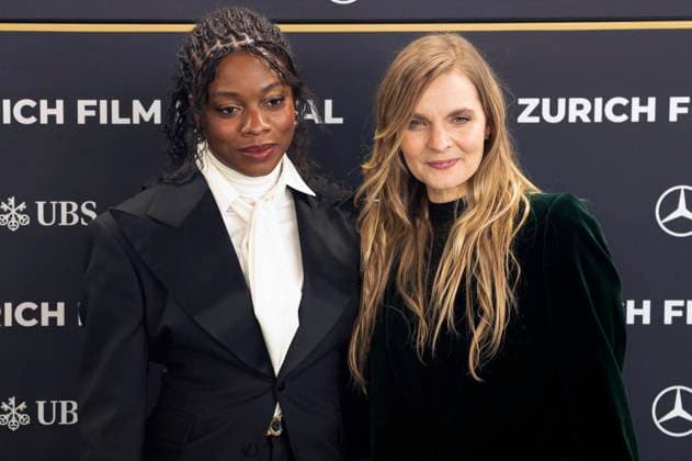 Nia DaCosta and Hildur Gudnadottir at the premiere of the Amazon Prime Video film Hedda at the 21 Zurich Film Festival 2025 in the Kongresssaal Zurich, 01 10 ,2025 Foto:xA.xRaemyx xFuturexImagex hedda_5013