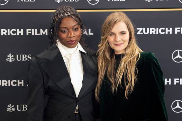 Nia DaCosta and Hildur Gudnadottir at the premiere of the Amazon Prime Video film Hedda at the 21 Zurich Film Festival 2025 in the Kongresssaal Zurich, 01 10 ,2025 Foto:xA.xRaemyx xFuturexImagex hedda_5014