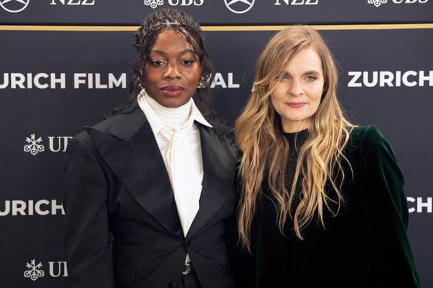 Nia DaCosta and Hildur Gudnadottir at the premiere of the Amazon Prime Video film Hedda at the 21 Zurich Film Festival 2025 in the Kongresssaal Zurich, 01 10 ,2025 Foto:xA.xRaemyx xFuturexImagex hedda_5015