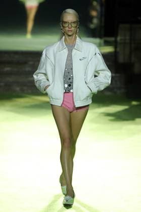 PFW - Casablanca Runway A model walks the runway during the Casablanca Womenswear Spring Summer 2026 show as part of Paris Fashion Week on October 01, 2025 in Paris, France. Photo by Alain-Gil Gonzalez ABACAPRESS.COM Paris France  Copyright: xGonzalezxAlain-Gil ABACAx
