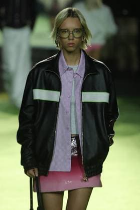 PFW - Casablanca Runway A model walks the runway during the Casablanca Womenswear Spring Summer 2026 show as part of Paris Fashion Week on October 01, 2025 in Paris, France. Photo by Alain-Gil Gonzalez ABACAPRESS.COM Paris France  Copyright: xGonzalezxAlain-Gil ABACAx