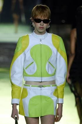 PFW - Casablanca Runway A model walks the runway during the Casablanca Womenswear Spring Summer 2026 show as part of Paris Fashion Week on October 01, 2025 in Paris, France. Photo by Alain-Gil Gonzalez ABACAPRESS.COM Paris France  Copyright: xGonzalezxAlain-Gil ABACAx
